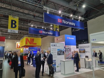  The Norwegian pavilion the Rebuild Ukraine2023 expo in Warsaw 